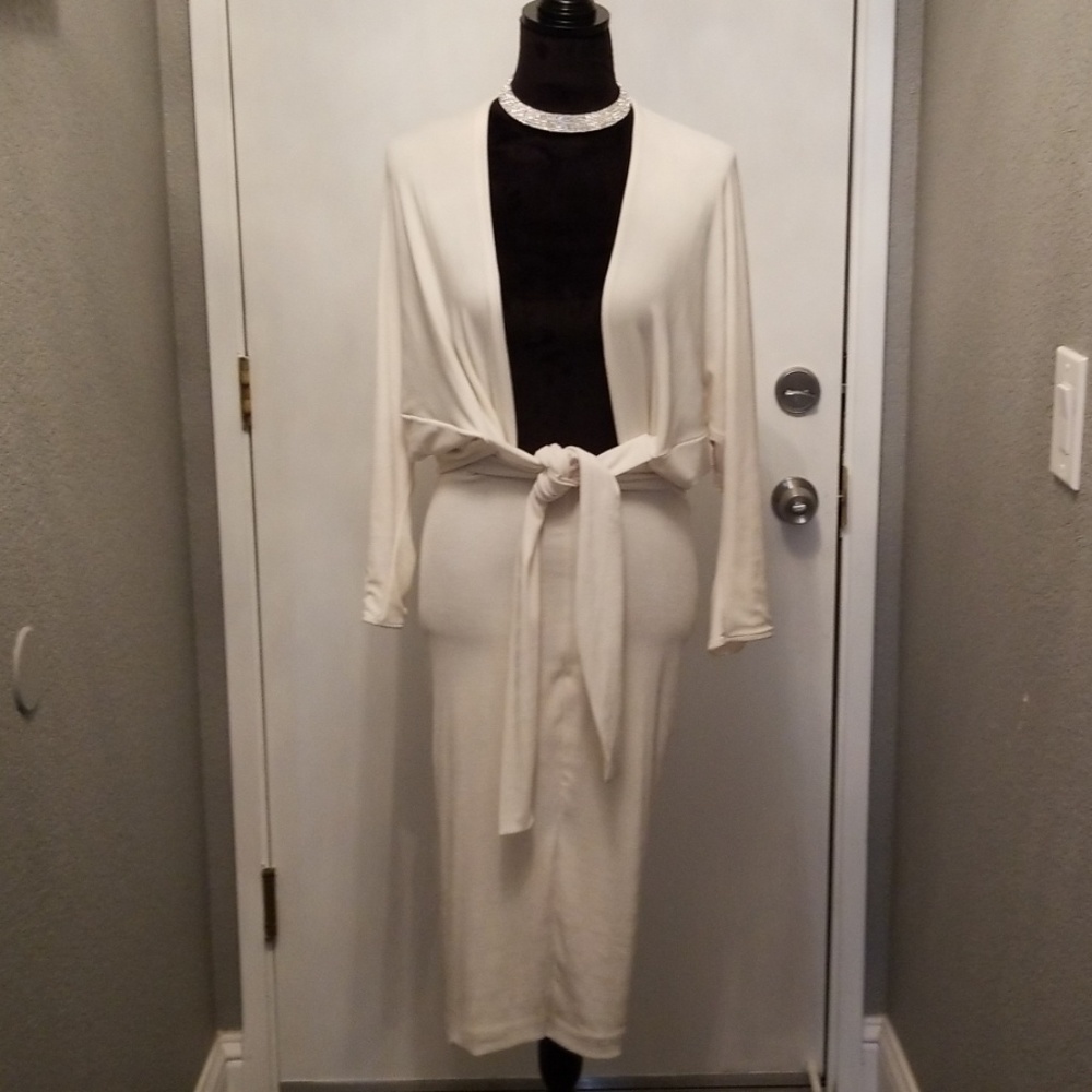 Sexy party dress off white